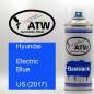 Preview: Hyundai, Electric Blue, US (2017): 400ml Sprühdose, von ATW Autoteile West.
